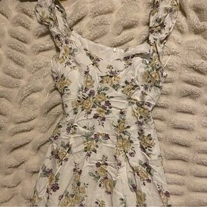 Ardene Coquette Floral Milkmaid Midi Dress Size S